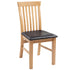 Swen Studio -  Dining Chairs 6 pcs Solid Oak Wood and Faux Leather